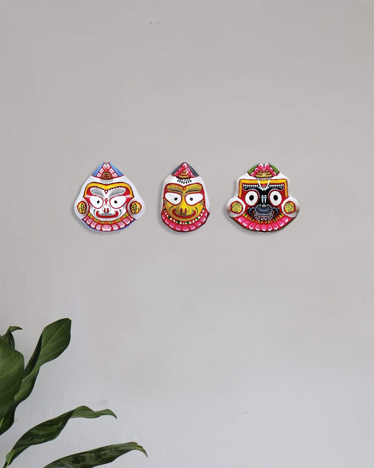 ‘Jagannatha’ Pattachitra Wall Hanging Mask (1 Mask)
